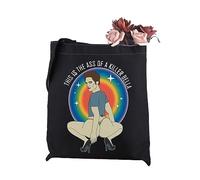 JTOUK Vampirfilm-inspiriertes Geschenk, "This Is The Ass Of A Killer", Bella Vampir-Liebhaber, Canvas-Tragetasche, Killer Bella Tote EU, 13.78 inch x 14.96 inch, Large