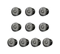 JTQYFI 10 Stück Modische Metall Schuhschnallen Für Herren Ledersandalen 1 3 Cm Durchmesser Ersatznieten Schraubbolzen Knöpfe Dekorative Nieten Für Schuhe