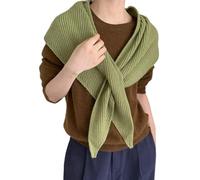 JTQYFI Kreuze gestrickter strukturierter Schal aus Acrylgarn für kaltes Wetter, unverzichtbar für Wandern, Skifahren, Familienausflüge, Winterschal