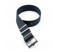 JUANZD Einstellbare Single Pass Gewebtes Nylon Gestreiftes Uhrenband 20mm 22mm Silber/Kupferschnalle Kompatibel mit Tudor Black Bay Nato Strap(Grijs,20mm)