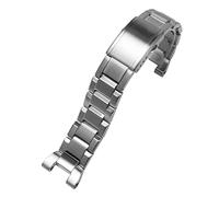 JUANZD Herren Wasserdichtes Massives Edelstahlarmband 26MM Kompatibel Mit GST-B100 S130 W300GL 400G W330 GST-W120L S120 W130L S100(Silver)