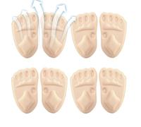 Jubepk Absätzeinlagen für Damen | Rutschfeste, weiche Entlastungspads,4 Paar Einlagen für Schuhe,für Damen, Outdoor, Hochzeit, Reisen, Tanz, Party