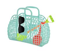 Jubepk Jelly Purse, Kids Beach Bags, 9.45x8.27x3.74 Inches Trendy Reusable Design, Vibrant Lightweight Material, Easter Basket Handbags for Women, Summer, Beach, Outdoor