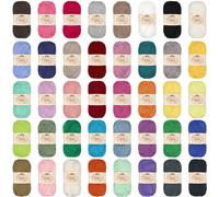 JubileeYarn Babyweiches Bambus-Baumwollgarn - 50 g/Strang - Mischpackung -