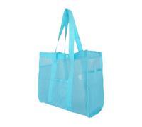 Jubilofex Strandtasche | Tragetasche für den - wasserdichte große Netztasche, wiederverwendbarer Spielzeug-Organizer für Sommer, Reisen, Aufbewahrung, Kreuzfahrt, Frauen, Schwimmen, Camping