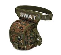 JUCHEN Taktische Beintasche Handytasche mit Outdoor-Sportgürtel Sporttaschen Running Tactical Versatile Bauchtasche Mit Kartensteckplatz Camouflage Hüfttaschen (Grün 3)