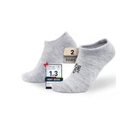 Juclise Alpakawolle No-Show Midweight Low Socks Herren & Damen Feuchtigkeitsableitend Gepolstert Atmungsaktiv Warm Kuschelig Merino (DE,47-51,Kieselgrau)