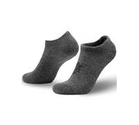 Juclise Alpakawolle No-Show Midweight Low Socks Herren & Damen Feuchtigkeitsableitend Gepolstert Atmungsaktiv Warm Kuschelig Merino (DE,47-51,Dunkelgrau)