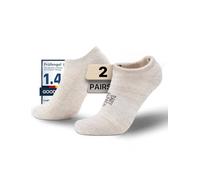 Juclise Alpakawolle No-Show Midweight Low Socks Herren & Damen Feuchtigkeitsableitend Gepolstert Atmungsaktiv Warm Kuschelig Merino (DE,42-47,Hellbeige)