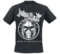 Judas Priest Angel Headshot Männer T-Shirt schwarz L 100% Baumwolle Band-Merch, Bands, Nachhaltigkeit