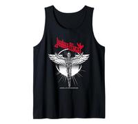 Judas Priest Angel Rising Red Logo Tank Top
