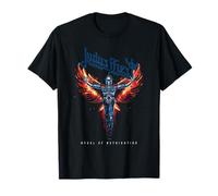 Judas Priest Angel Wings Blue Logo T-Shirt