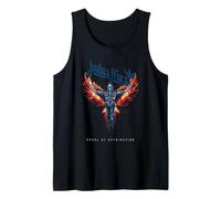Judas Priest Angel Wings Blue Logo Tank Top