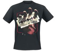 Judas Priest British Steel 50HMY Tour Männer T-Shirt schwarz XL 100% Baumwolle Band-Merch, Bands