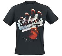 Judas Priest British Steel Anniversary 2020 Männer T-Shirt schwarz S 100% Baumwolle Band-Merch, Bands