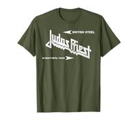 Judas Priest - British Steel Olive T-Shirt