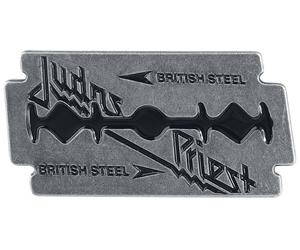 Judas Priest British Steel Pin silberfarben