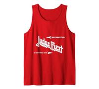 Judas Priest - British Steel Red Tank Top