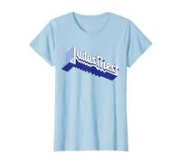 Judas Priest - Defender Logo Baby Blue T-Shirt