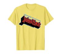 Judas Priest - Defenders Logo On Yellow T-Shirt, Herren, Gelb, 3XL