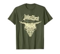 Judas Priest - Defenders On Olive T-Shirt