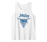 Judas Priest - Defenders On White Tank Top