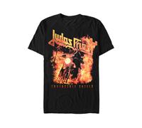 Judas Priest - Invincible Shield Biker - T-Shirt - Schwarz - S - 100% Baumwolle Schwarz S