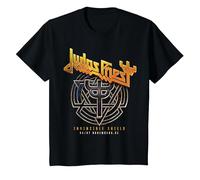 Judas Priest Invincible Shield Tour 2024 Nurmeburg T-Shirt, Kinder, Schwarz, 92