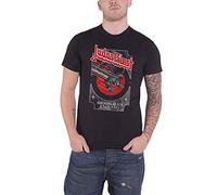 Judas Priest - Judas Priest T Shirt Silber and Rot Vengeance Logo Nue offiziell Herren Schwarz M