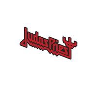 Judas Priest - Logo Cut Out - Aufnäher Rot Onesize