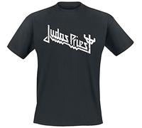 Judas Priest Logo Männer T-Shirt schwarz XXL 100% Baumwolle Band-Merch, Bands