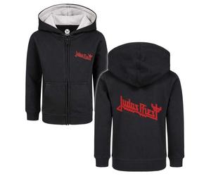 Judas Priest Metal-Kids - Logo Kinder-Kapuzenjacke schwarz in 128