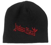 Judas Priest Mütze Beanie Fork Band Logo Firepower Nue offiziell Schwarz One Size