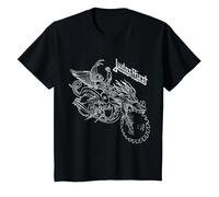 Judas Priest Pain Killer Wireframe T-Shirt, Kinder, Schwarz, 128