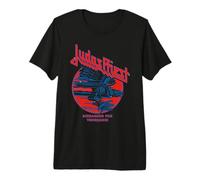 Judas Priest Screaming for Vengeance Blue Eagle Premium T-Shirt