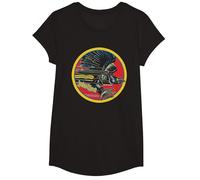 Judas Priest Screaming for Vengeance Circle Vintage T-Shirt, Mädchen, Schwarz, XS