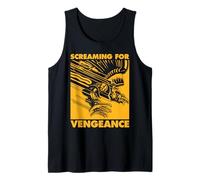 Judas Priest Screaming For Vengeance Gold Square Tank Top