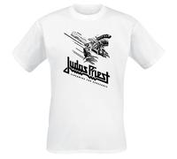 Judas Priest Screaming for Vengeance Männer T-Shirt weiß XXL 100% Baumwolle Band-Merch, Bands