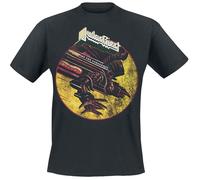 Judas Priest SFV Distressed T-Shirt schwarz in M