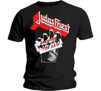 Judas Priest - T-Shirt # M Black Unisex # Breaking the Law