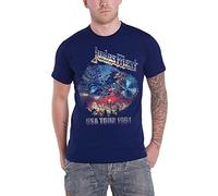 Judas Priest - T-Shirt # M Blue Unisex # Painkiller Us Tour 91