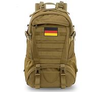 Jueachy Militär Rucksack Herren 30L Wasserdicht Molle Tactical Backpack Military Rucksack Große Kapazität Taktischer Rucksack Outdoor Wanderrucksack Trekkingrucksack für Assault Wandern Reisen Camping
