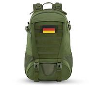 Jueachy Militär Rucksack Herren 30L Wasserdicht Molle Tactical Backpack Military Rucksack Große Kapazität Taktischer Rucksack Outdoor Wanderrucksack Trekkingrucksack für Assault Wandern Reisen Camping