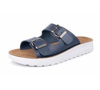 Jürgen Hirsch Damen Pantolette Vita 04 Leder-Innensohle Antishock-Pads (marine uni, EU Schuhgrößensystem, Erwachsene, Damen, Numerisch, M, 41)