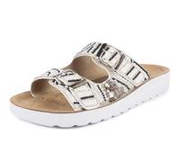 Jürgen Hirsch Damen Pantolette Vita 04 Leder-Innensohle Antishock-Pads (weiss, EU Schuhgrößensystem, Erwachsene, Damen, Numerisch, M, 37)