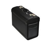 JÜSCHA - Alassio - Pilotenkoffer - Kunstleder - Schwarz