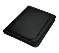 Jüscha Alassio Ringbuchmappe A4 MASSA Lederimitat Aktenmappe Businessmappe Konferenzmappe schwarz 30065 - 30065