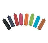 Schlamperrolle Leder rot