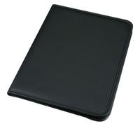 Jüscha Alassio Schreibmappe A4 SAVONA FINEtouch-Lederimitat Aktenmappe Businessmappe Konferenzmappe schwarz 30099 - 30099