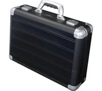 Jüscha ALUMAXX Attaché Laptopkoffer VENTURE Aluminium Aktenkoffer Pilotenkoffer Aluaktenkoffer schwarz matt 45164 - 45164